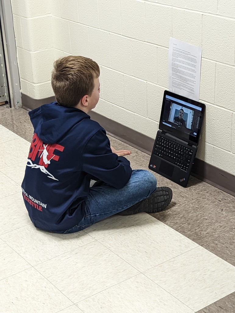 Putting the finishing touches on his presentation!